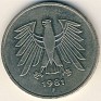 5 Mark Germany 1975 KM# 140.1. Uploaded by Granotius